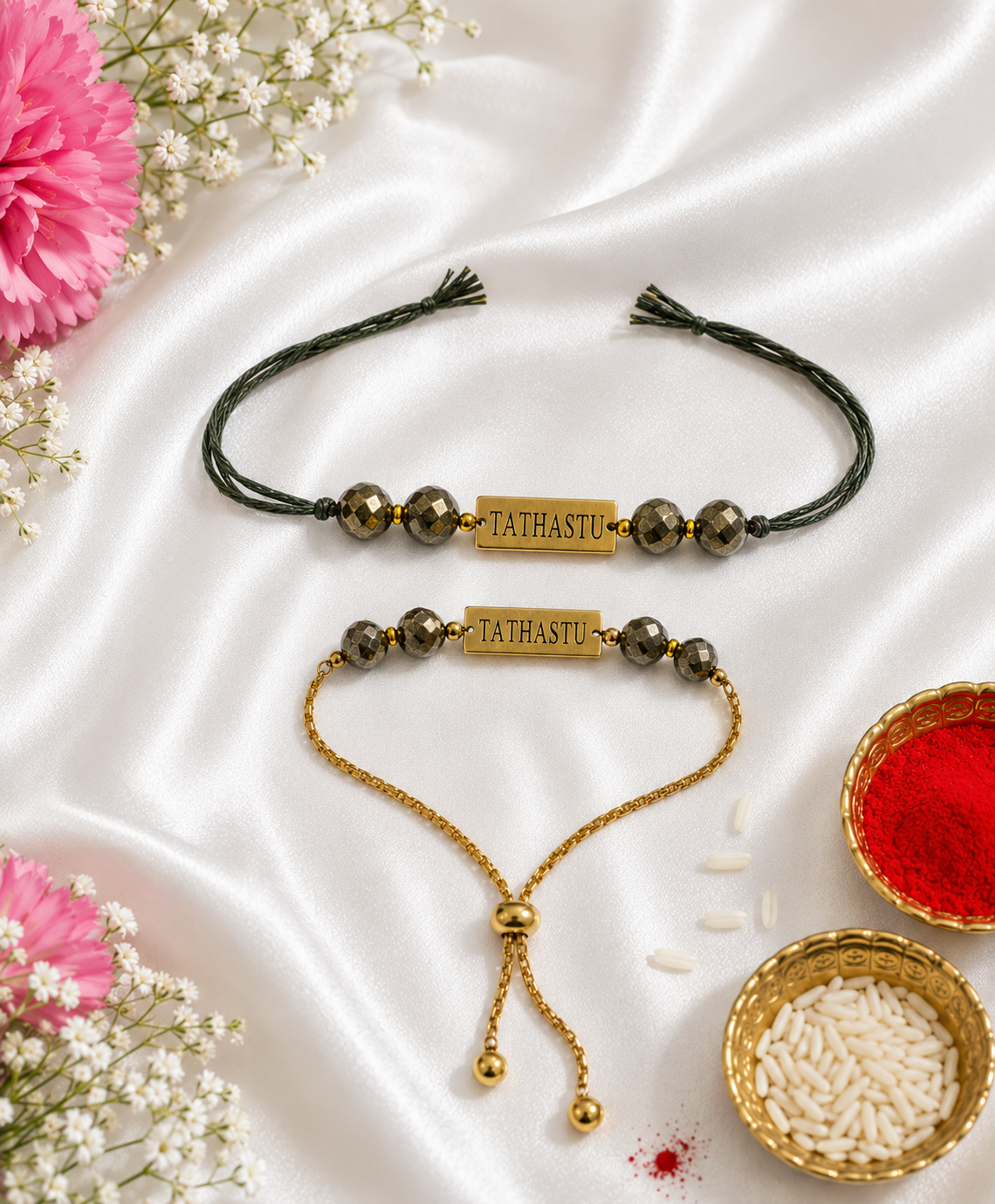 Tathastu Pyrite Bhaiya Bhabhi Rakhi