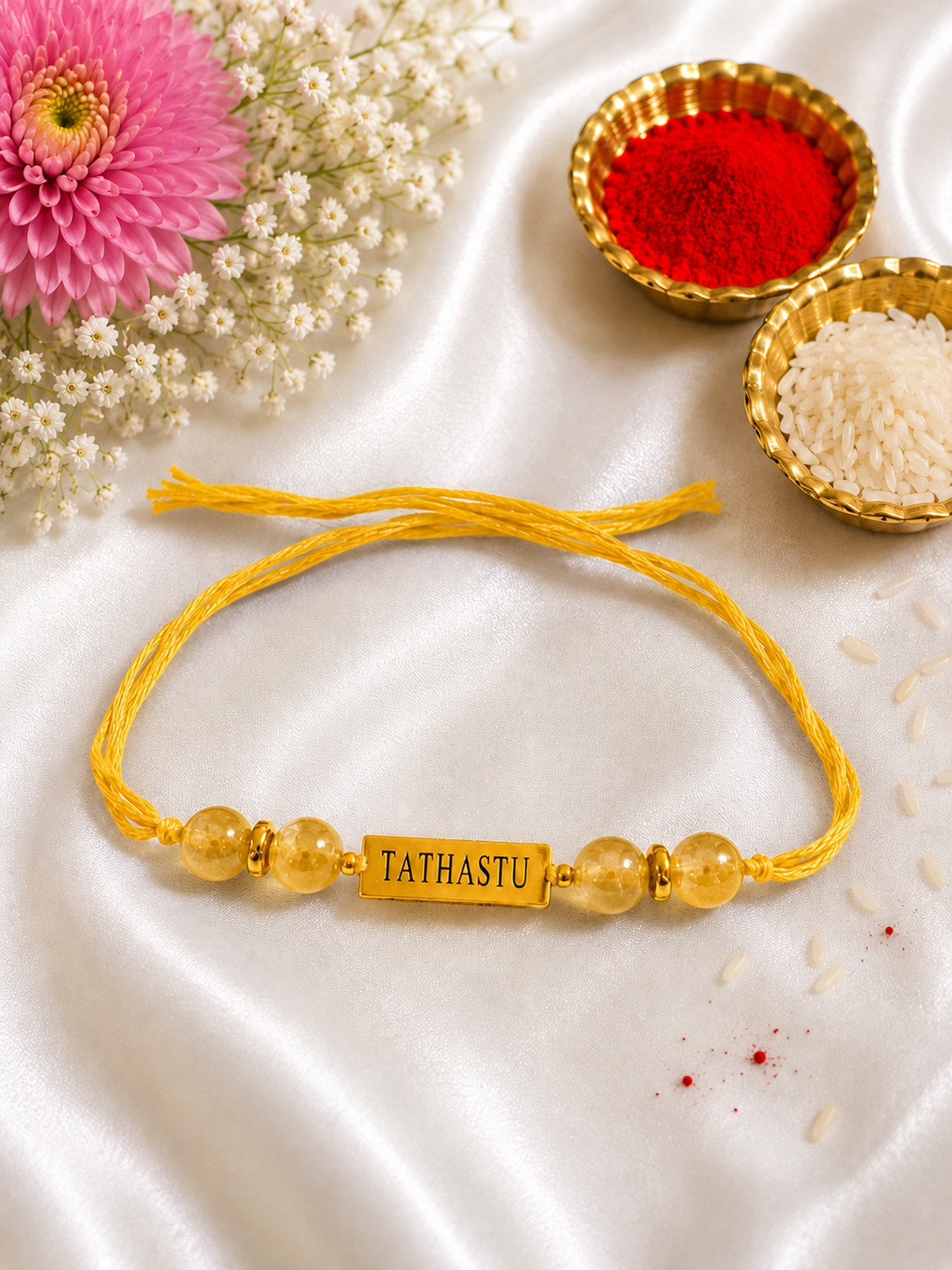 Tathastu Citrine Rakhi