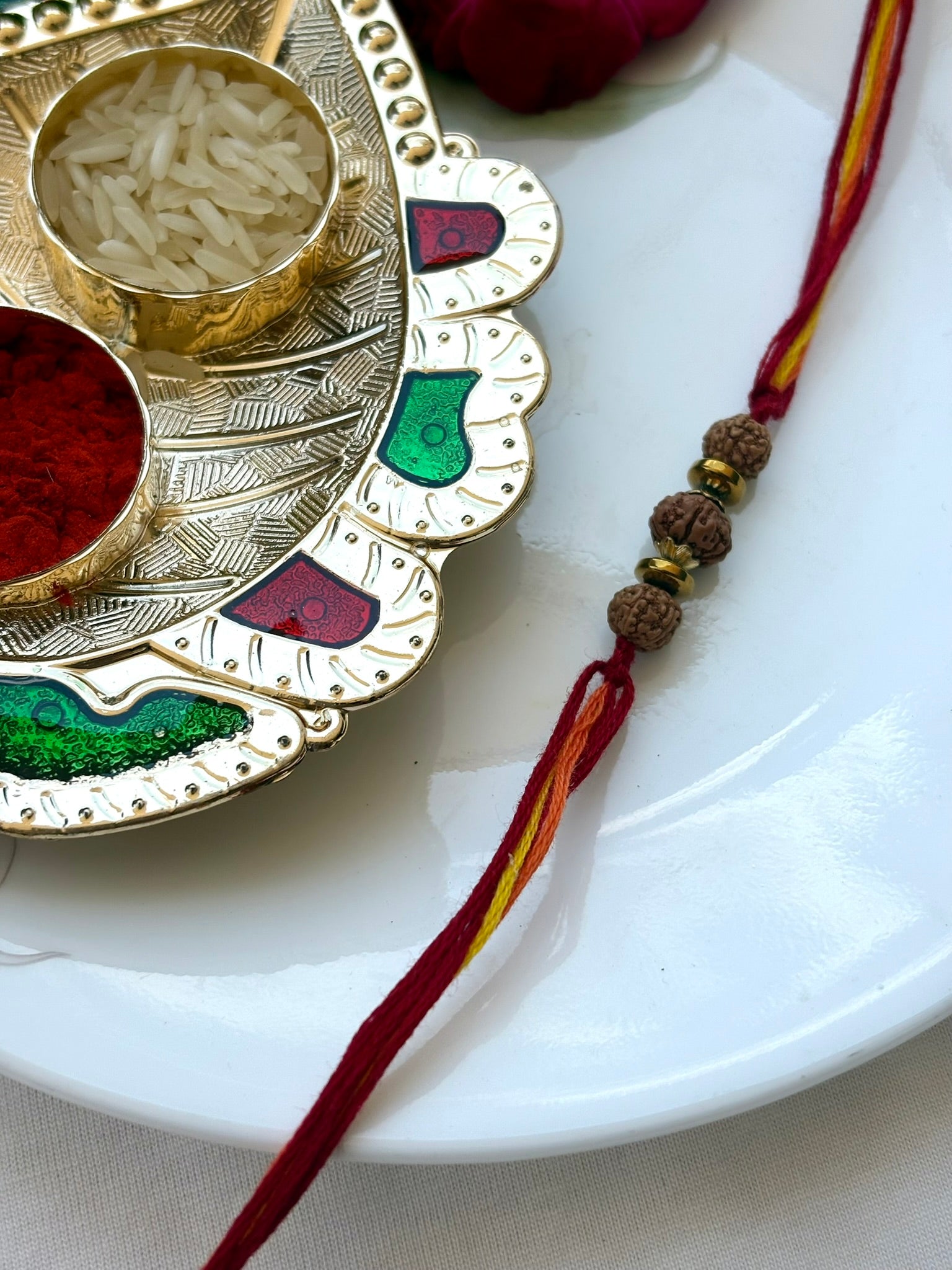 Small Rudraksha Rakhi