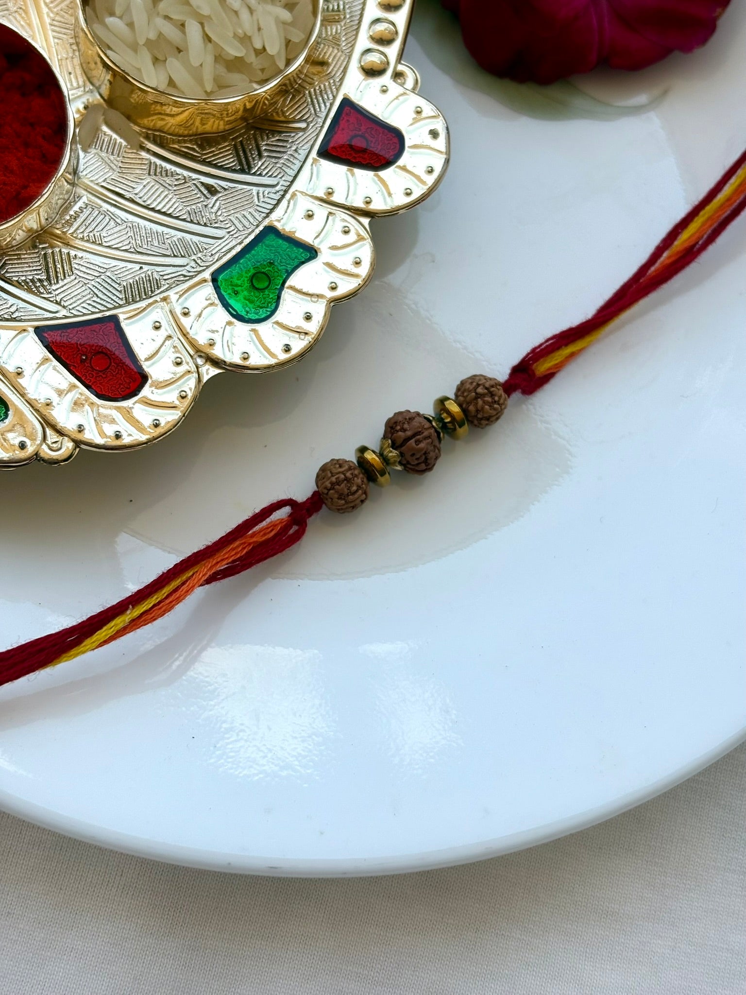 Small Rudraksha Rakhi