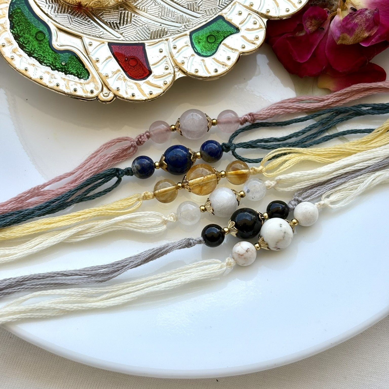 The Crystal Rakhi Ritual – 6 Threads, 6 Intentions