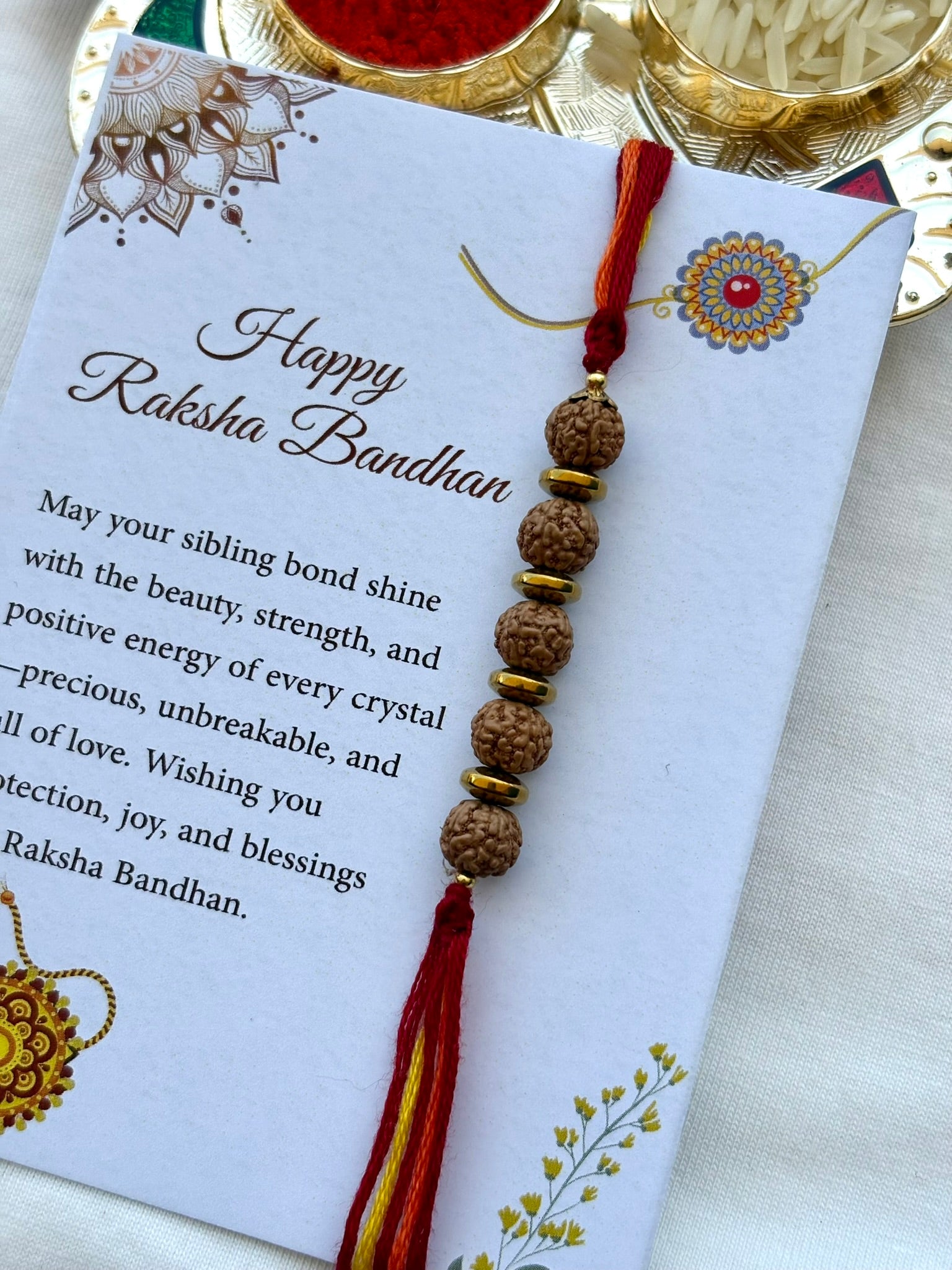 Rudraksha Rakhi