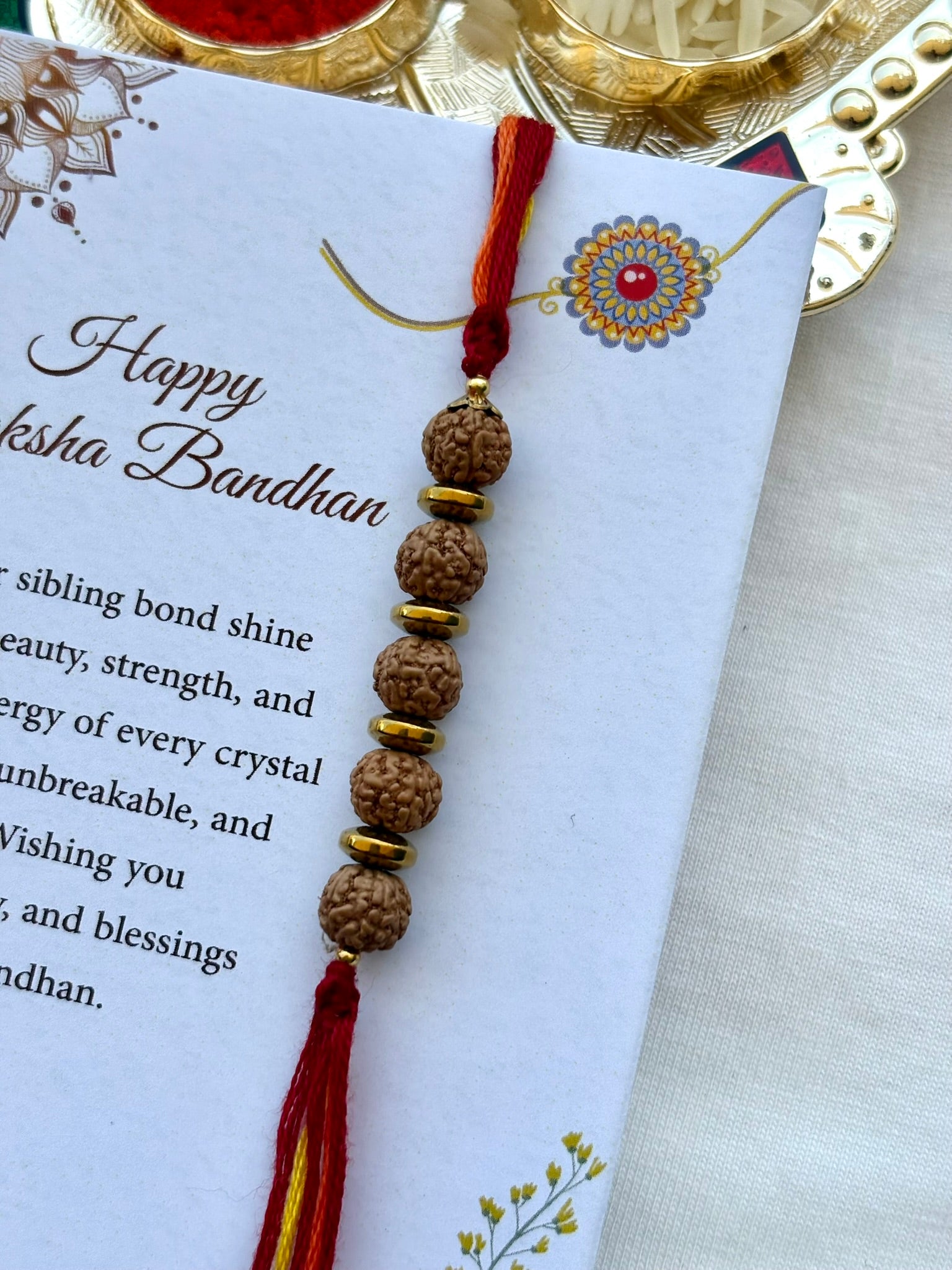 Rudraksha Rakhi