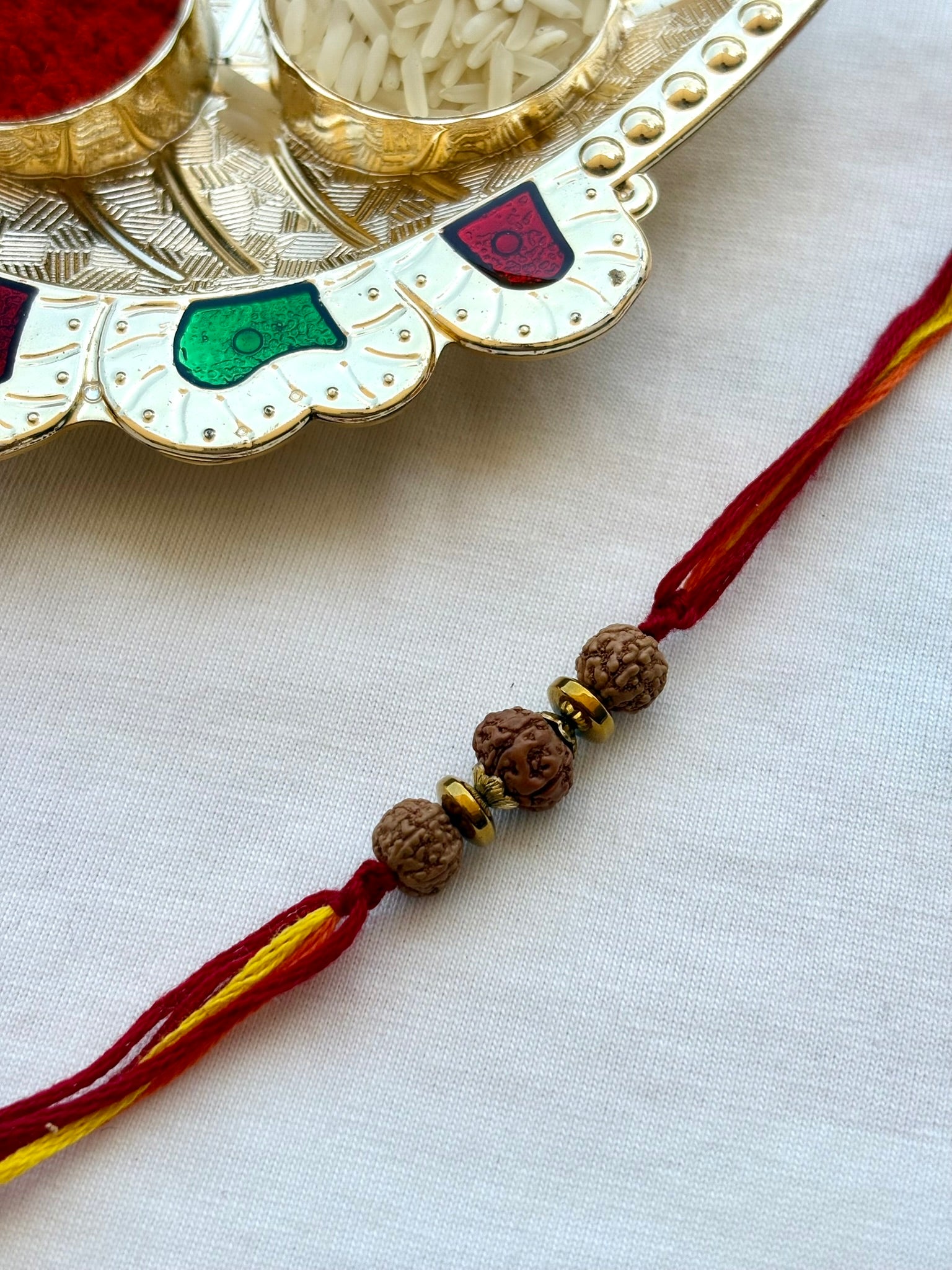 Small Rudraksha Rakhi