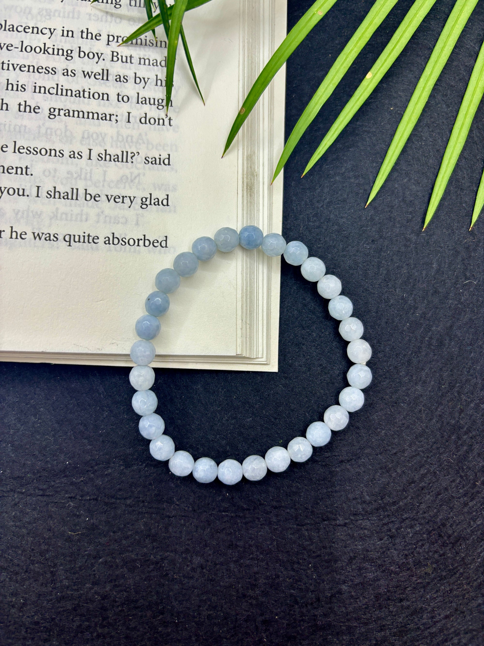 Aquamarine Faceted Bracelet