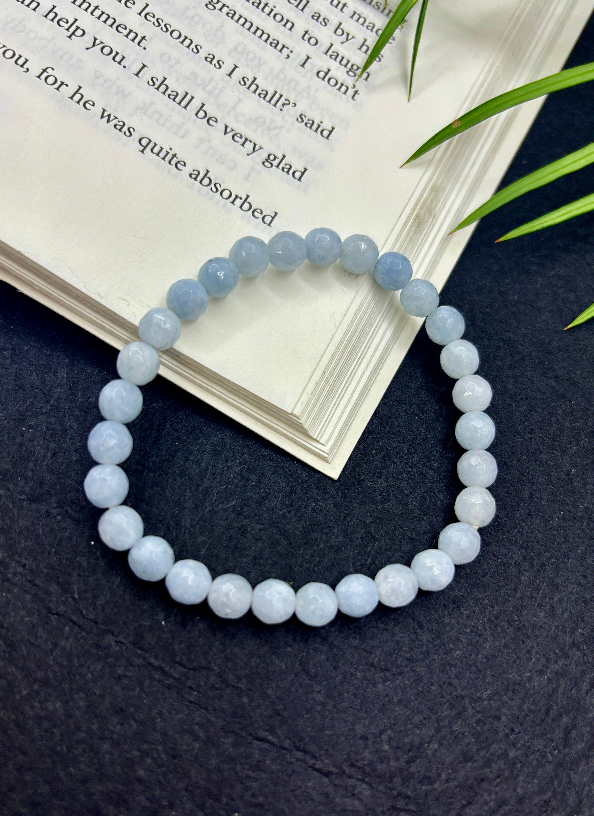 Aquamarine Faceted Bracelet
