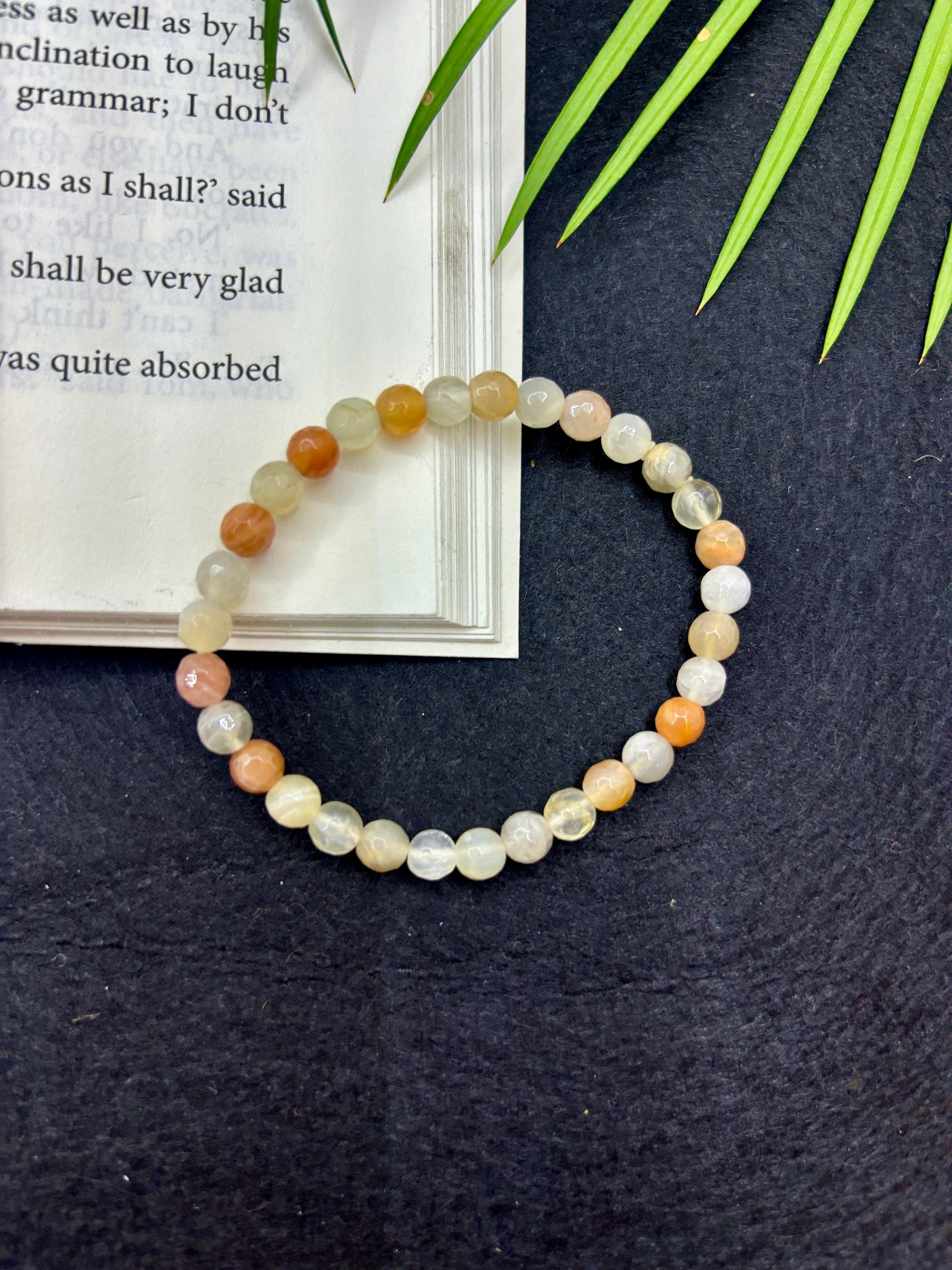 Multimoonstone Faceted Bracelet