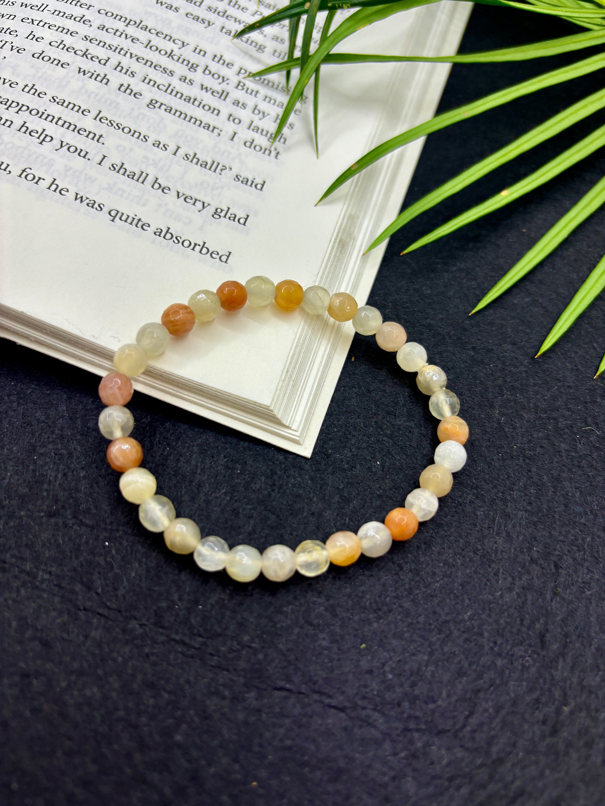 Multimoonstone Faceted Bracelet