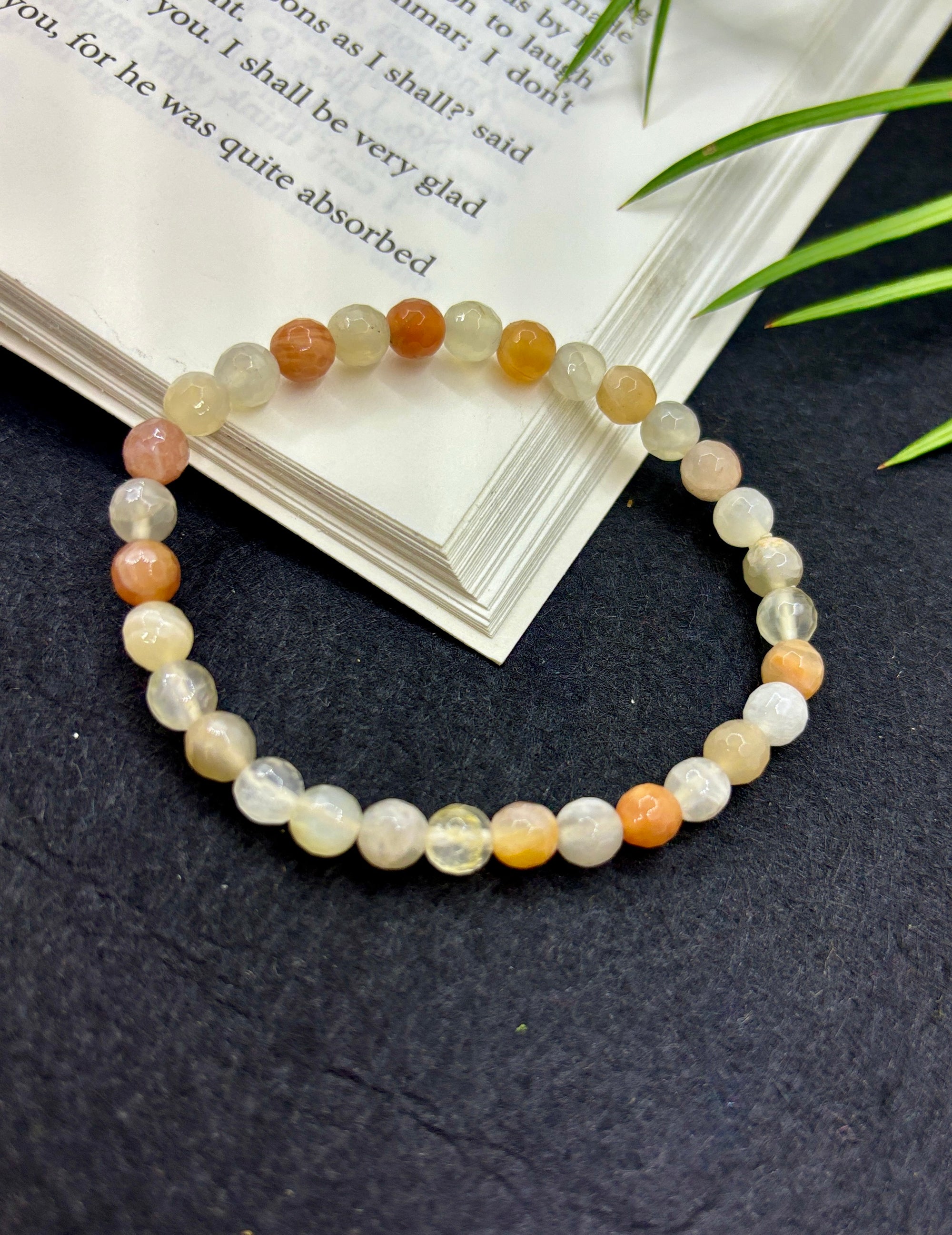Multimoonstone Faceted Bracelet