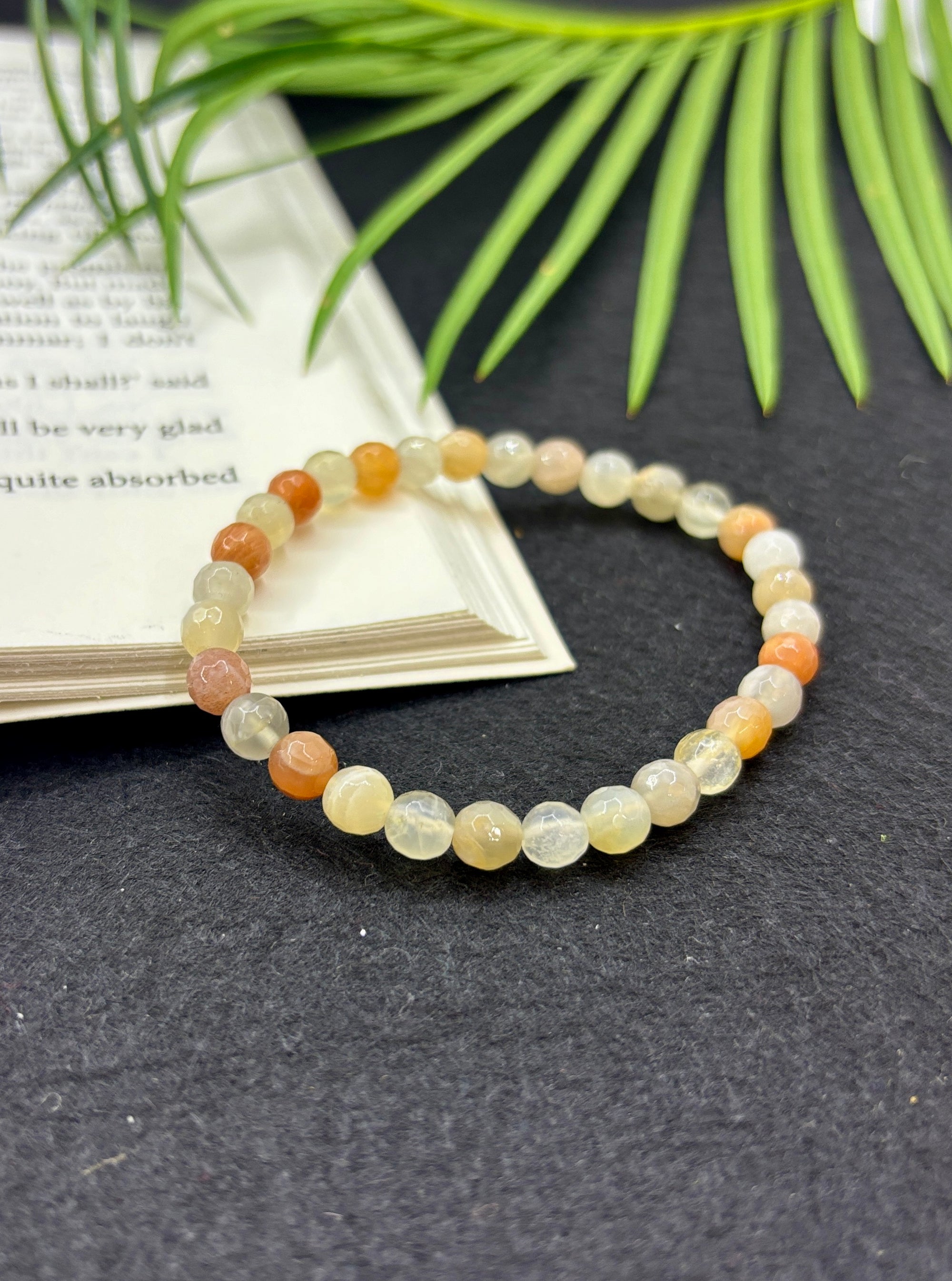 Multimoonstone Faceted Bracelet