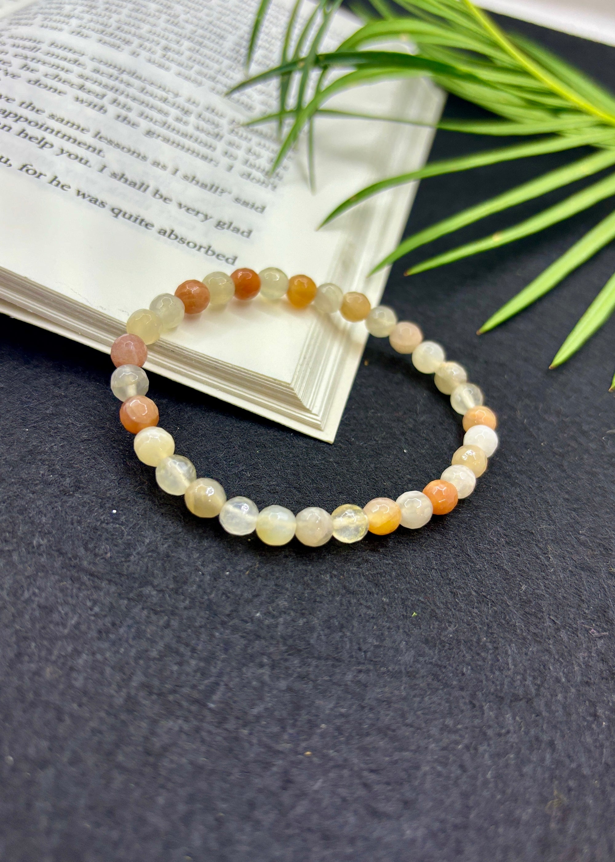 Multimoonstone Faceted Bracelet
