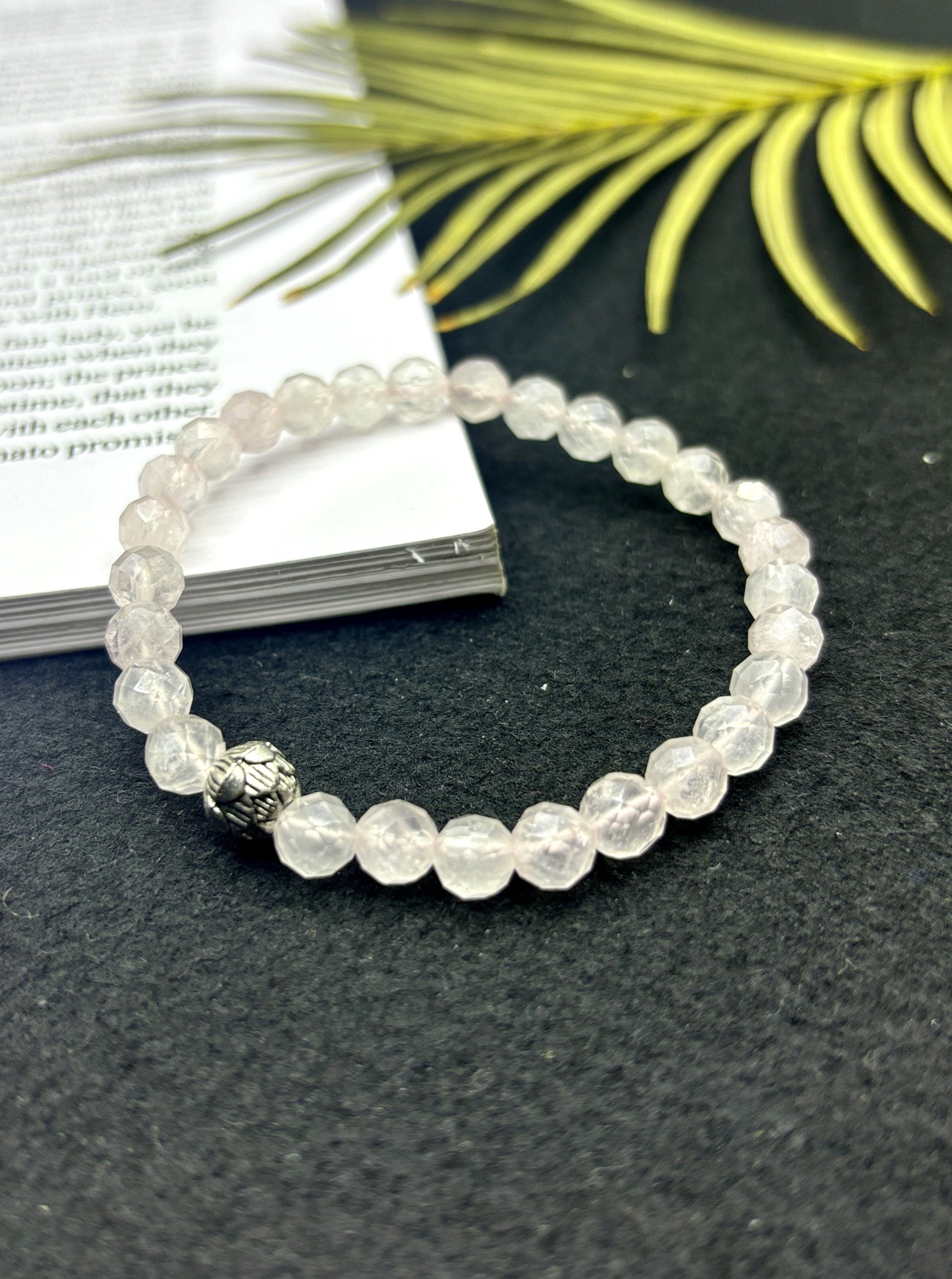 Rose Quartz Faceted Bracelet
