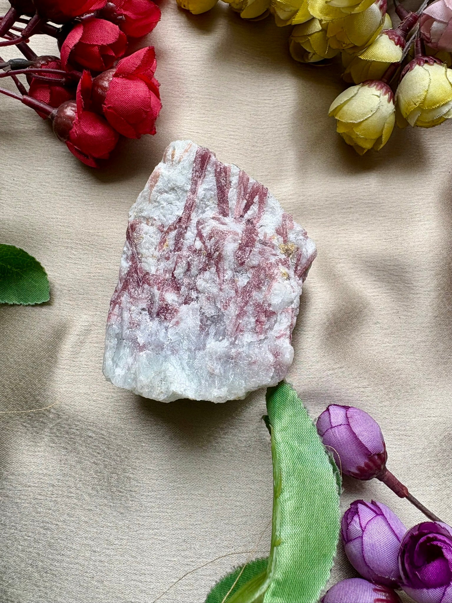 Heartwarming - Raw Pink Tourmaline Cluster (Premium Quality)