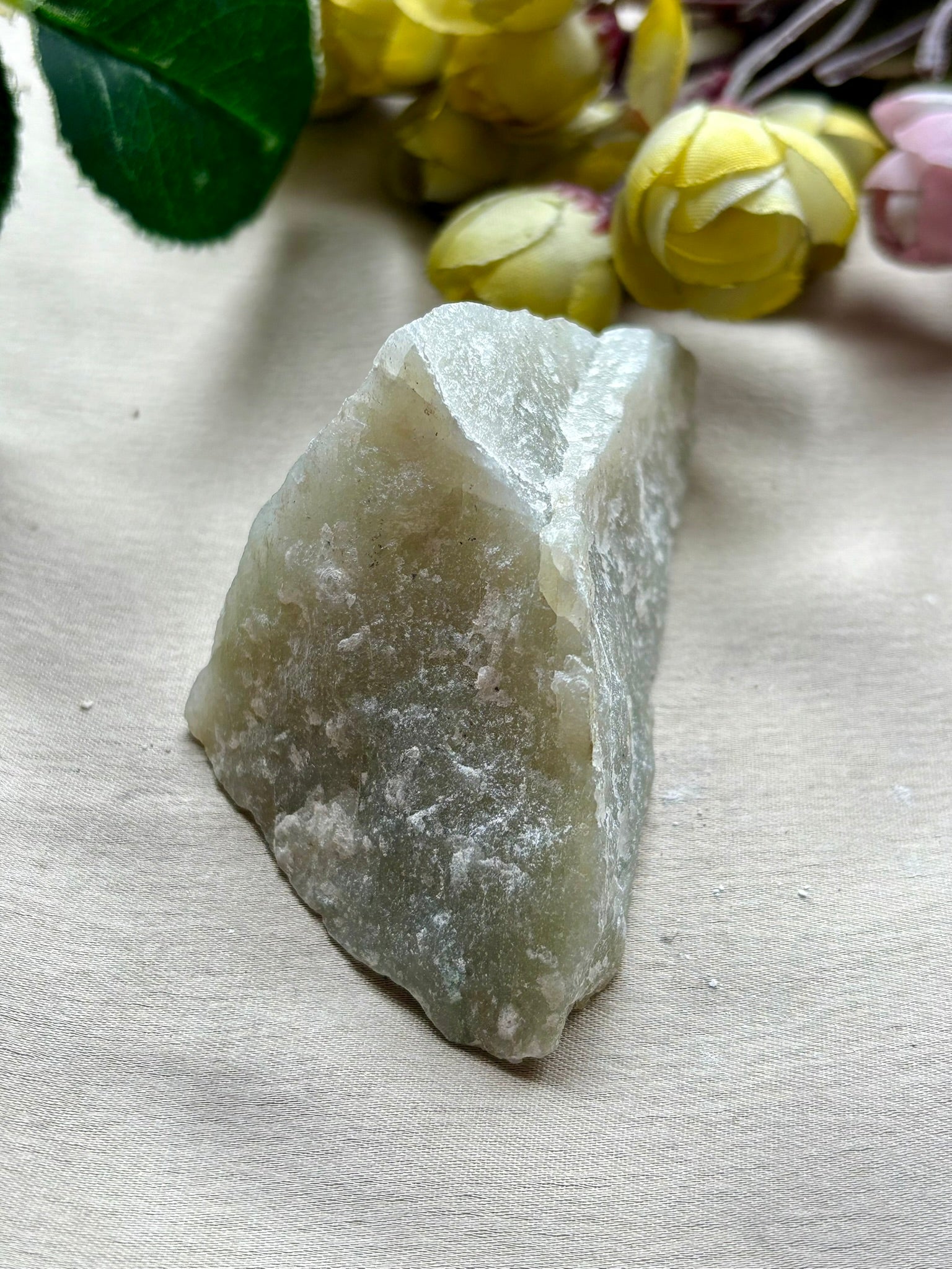 Fortune - Raw Green Jade Cluster (Premium Quality)