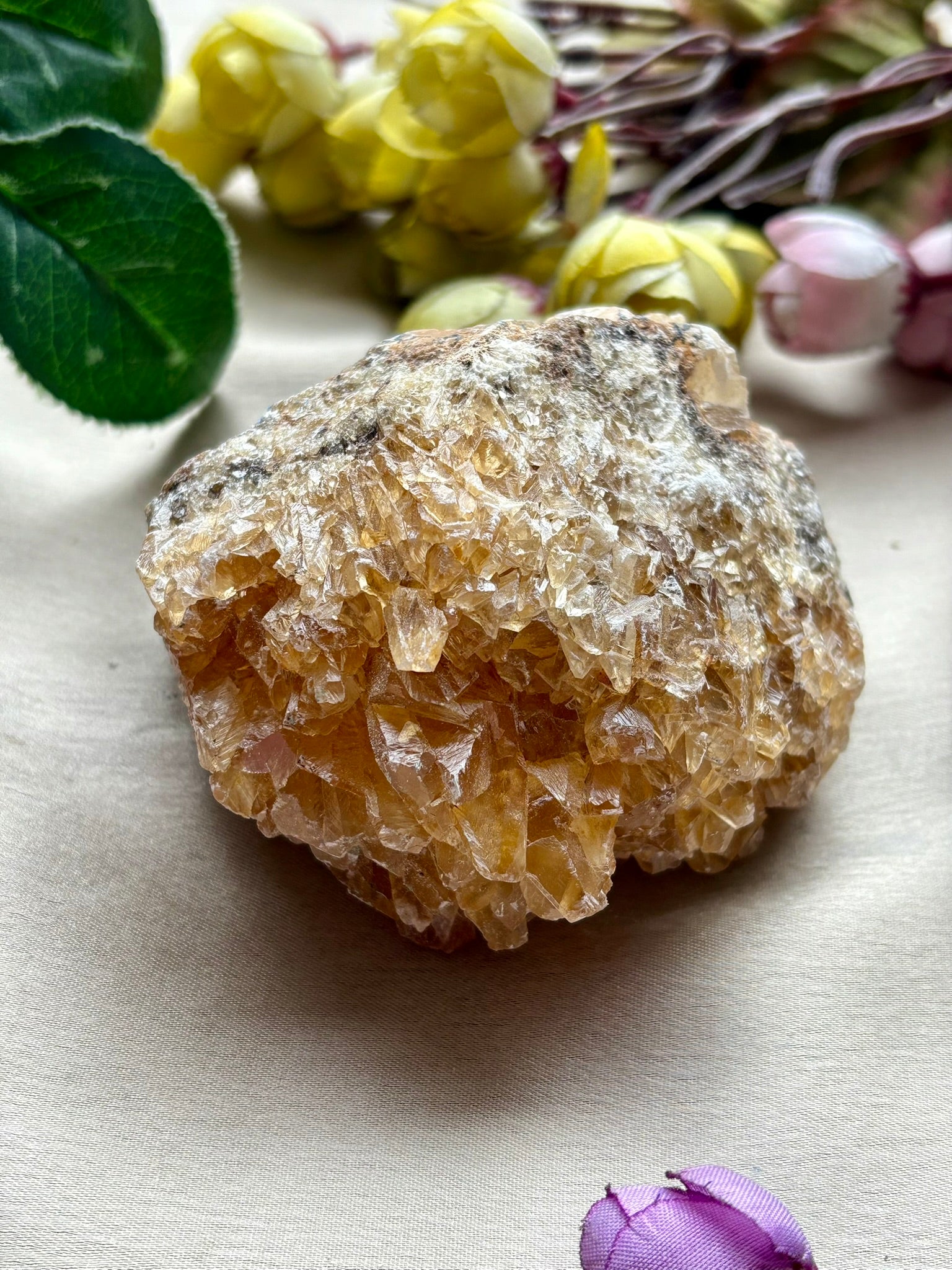 Prosperity - Raw Citrine Cluster (Premium Quality)