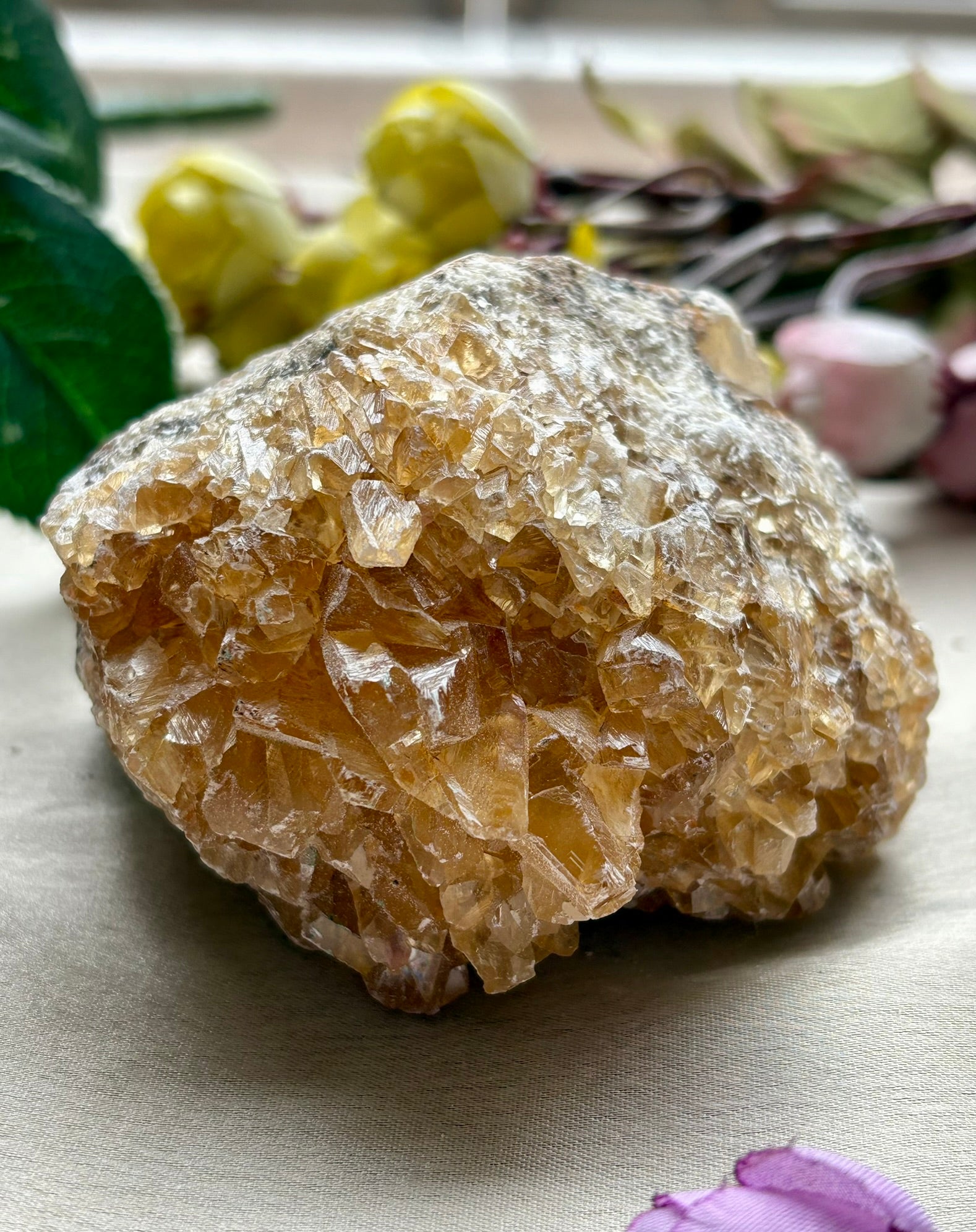 Prosperity - Raw Citrine Cluster (Premium Quality)