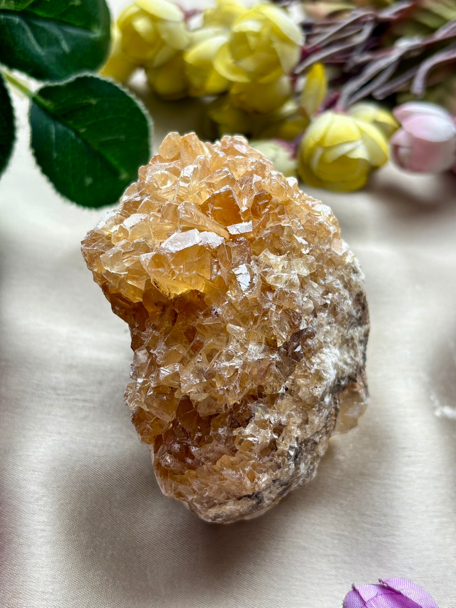 Prosperity - Raw Citrine Cluster (Premium Quality)