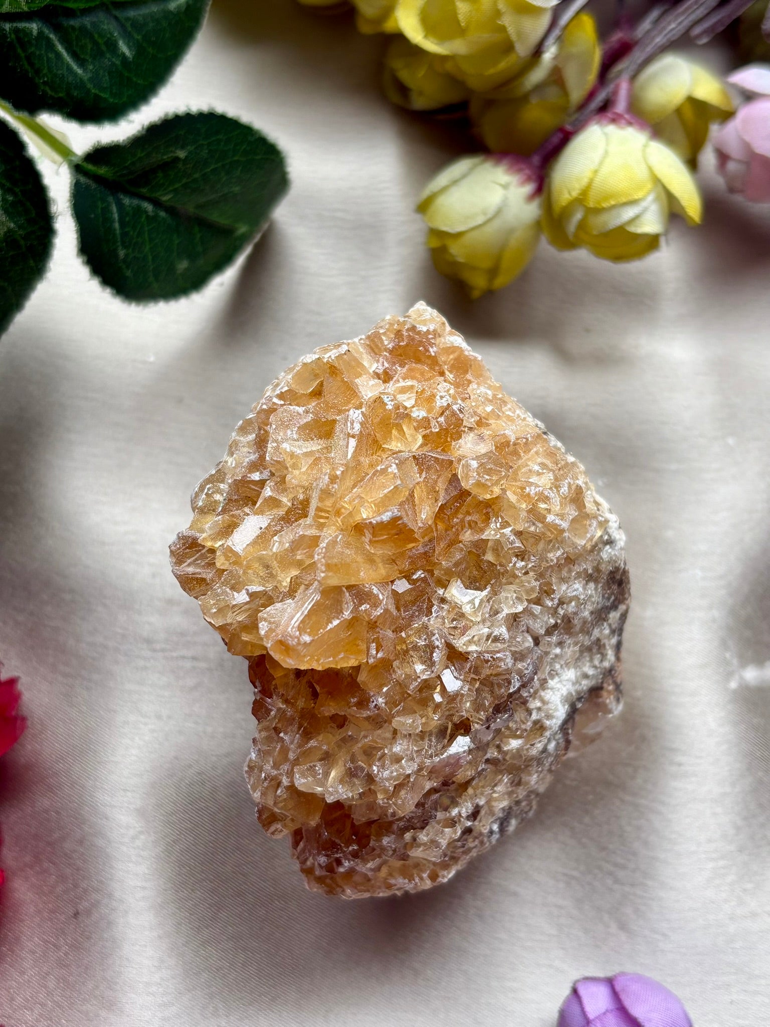 Prosperity - Raw Citrine Cluster (Premium Quality)