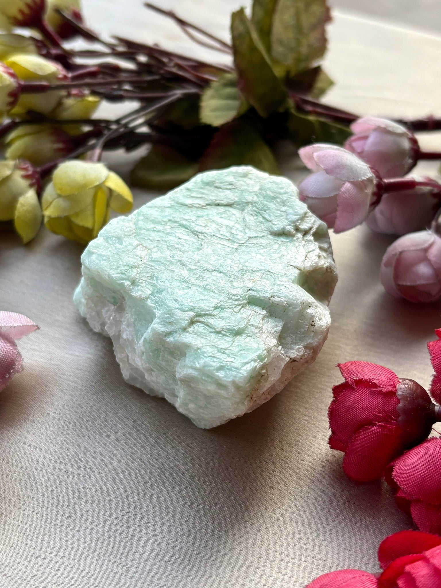 Serene - Raw Amazonite Cluster (Premium Quality)