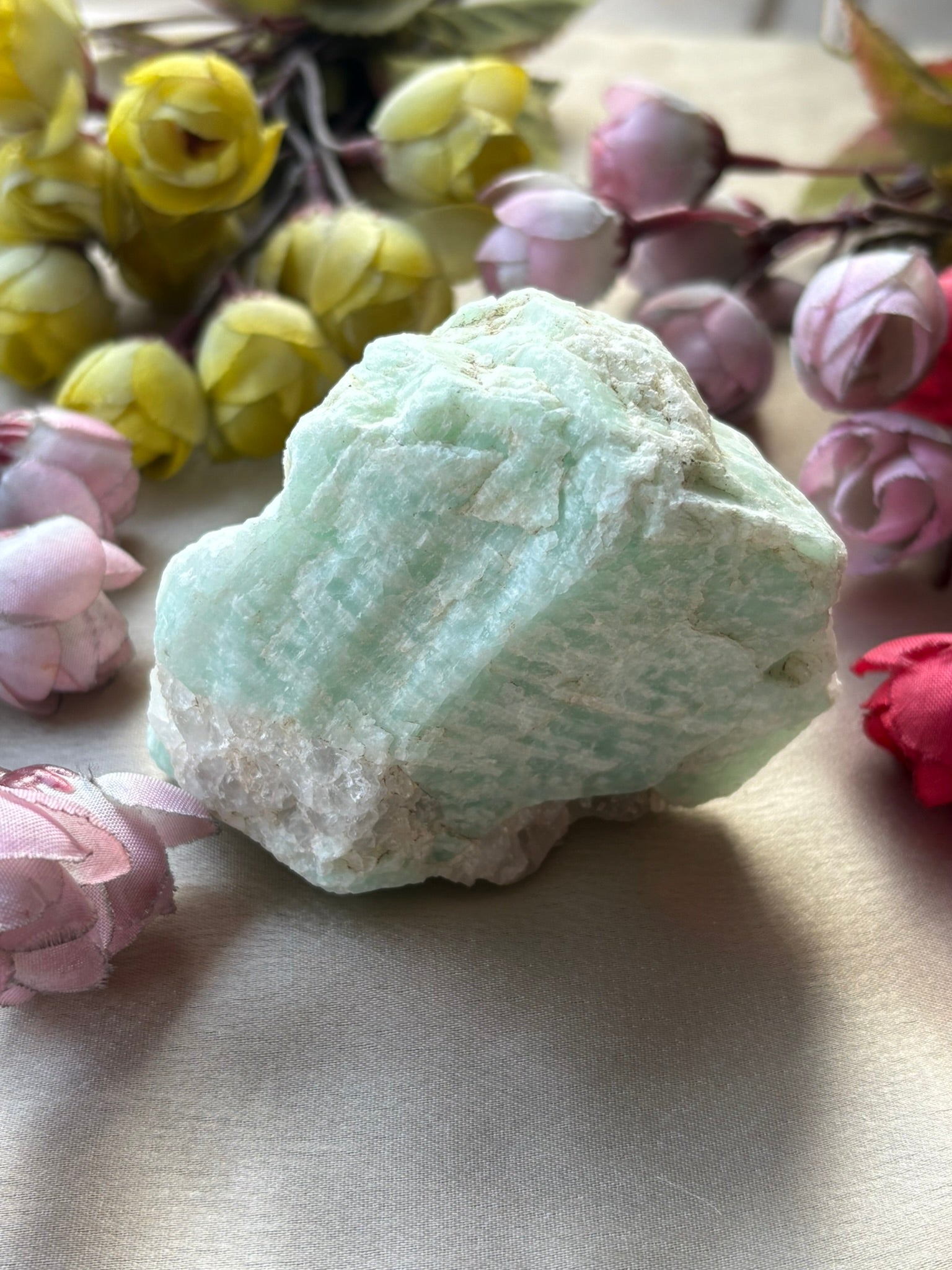 Serene - Raw Amazonite Cluster (Premium Quality)