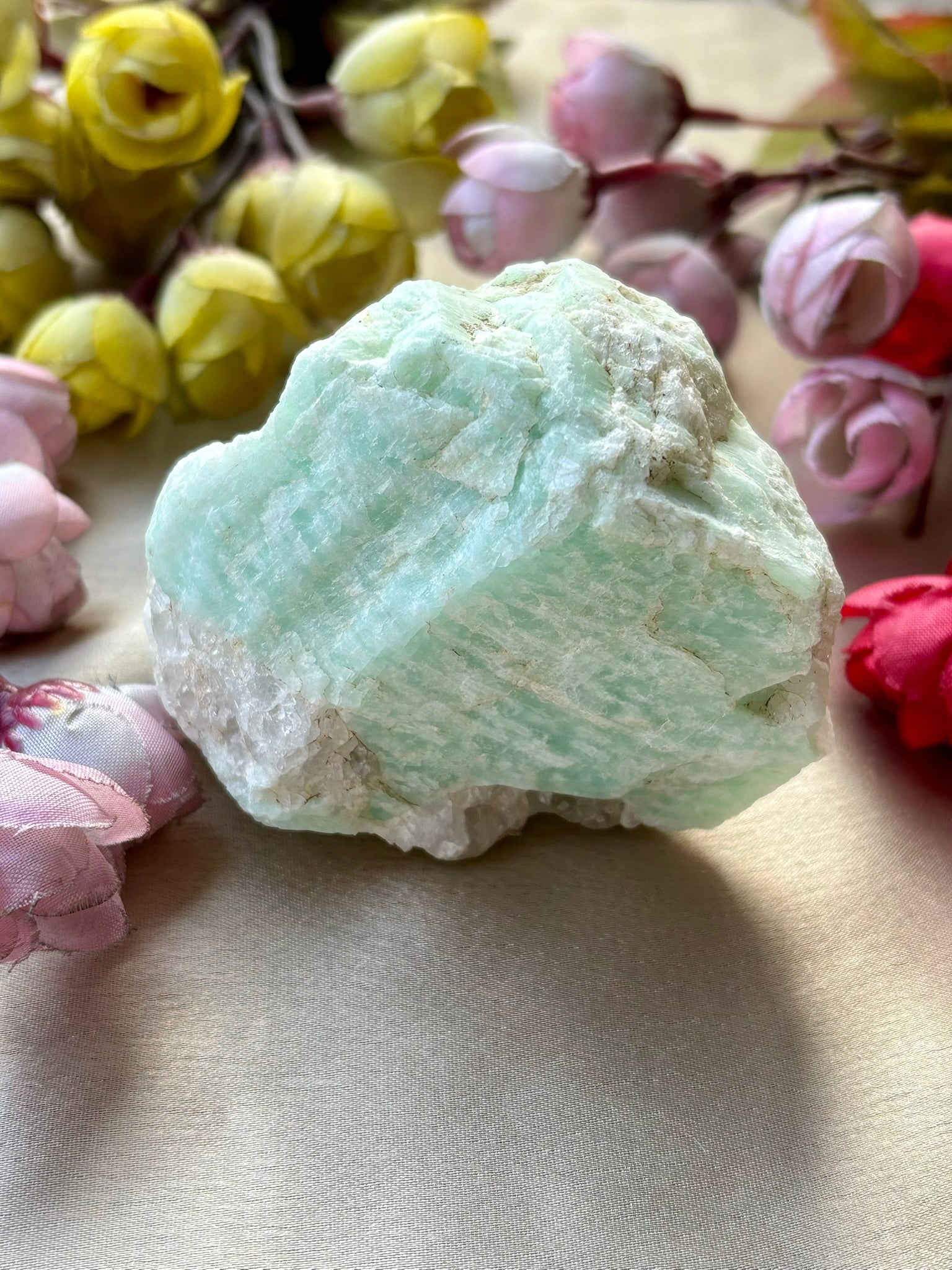 Serene - Raw Amazonite Cluster (Premium Quality)