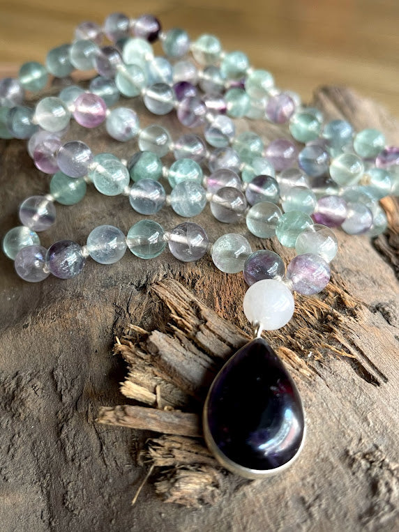 Protection - Fluorite Aura Booster Mala