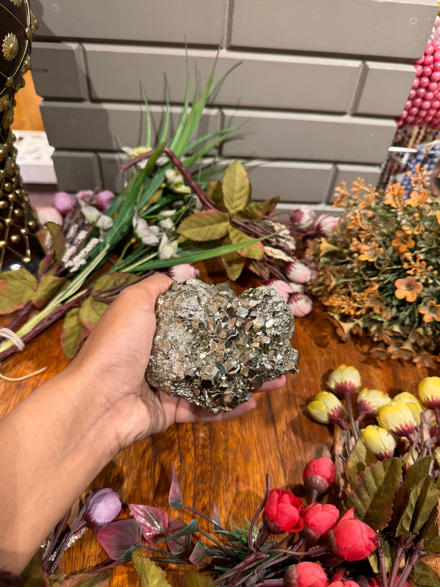 Abundance - Raw Pyrite Cluster (Premium Quality)