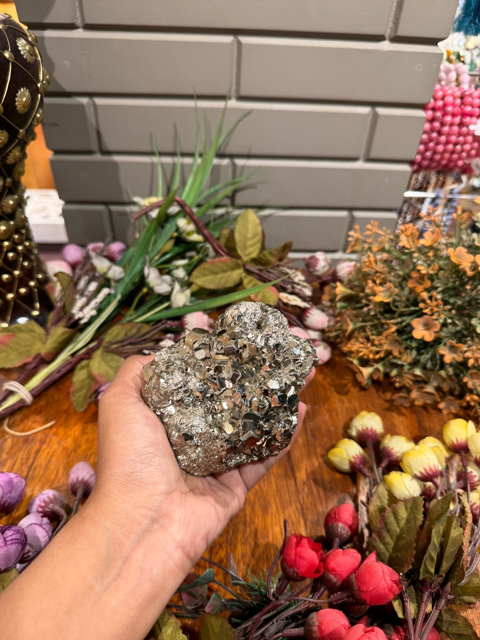 Abundance - Raw Pyrite Cluster (Premium Quality)