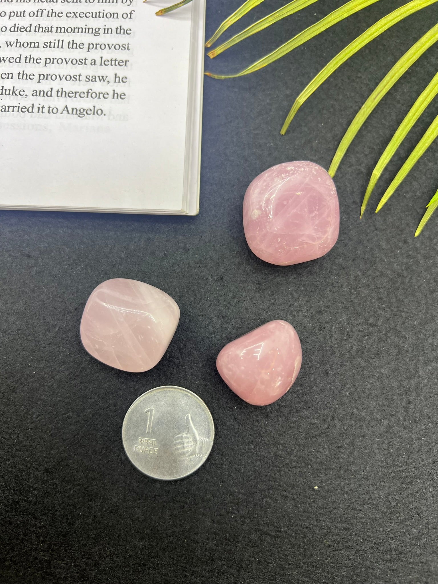 Rose Quartz Tumbles (1 pc)