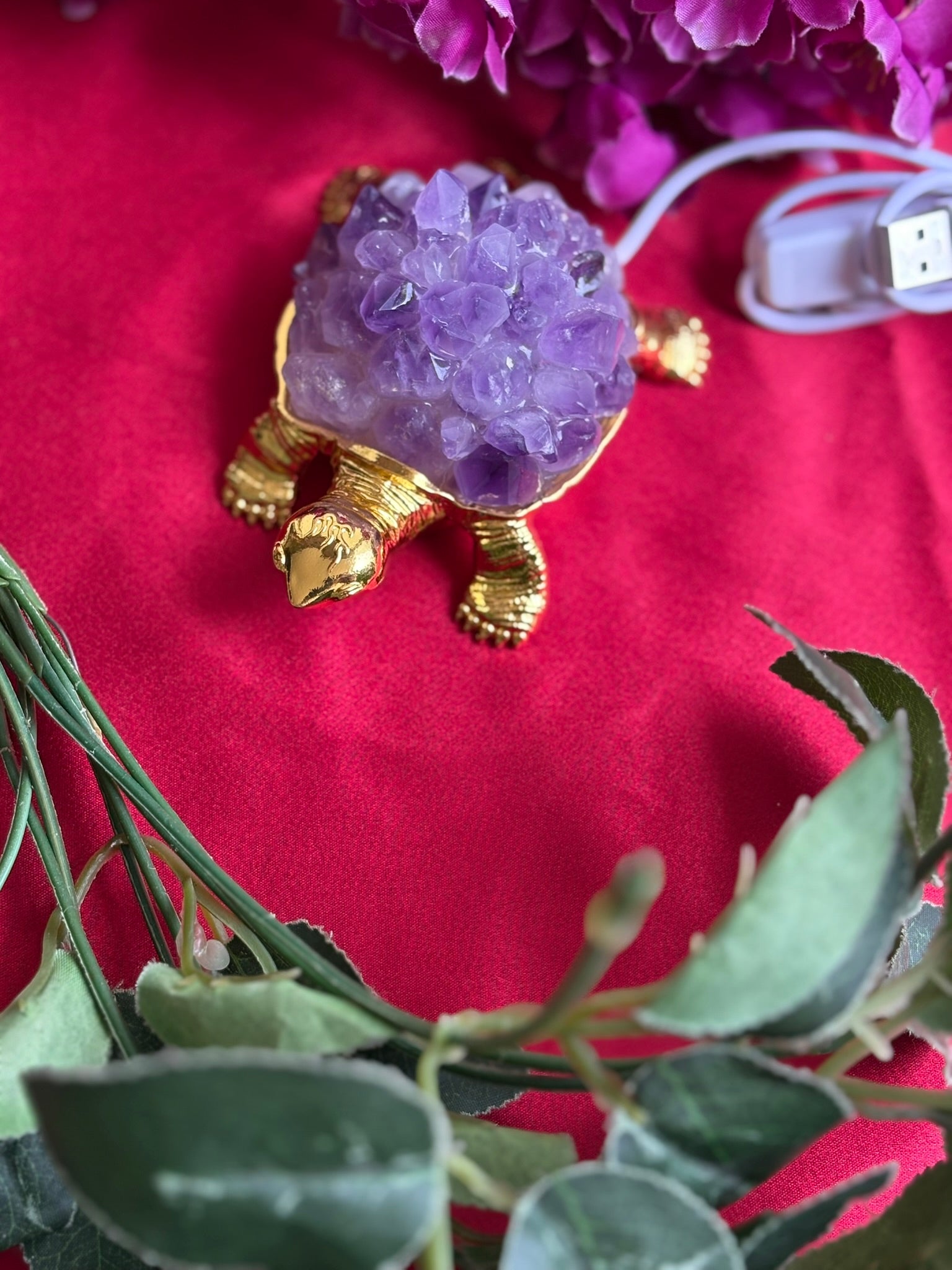 Amethyst Turtle Spiritual Gift