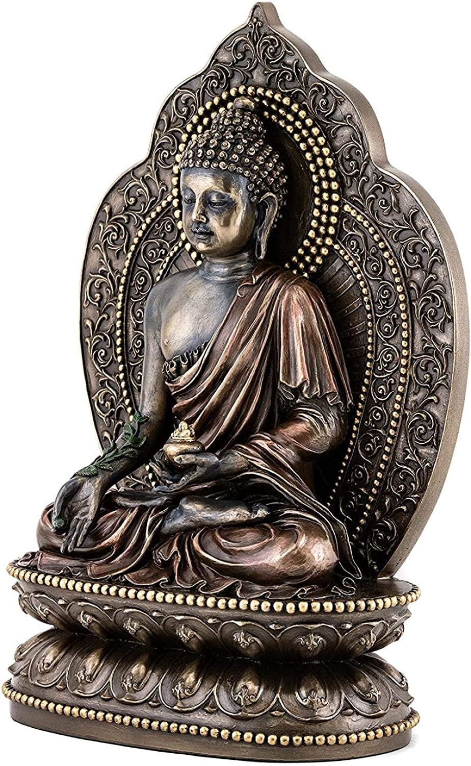 Lord Buddha Statue, Buddha with Medicine Pot, Gift, Home Decor, Tibetan God, 11 inches