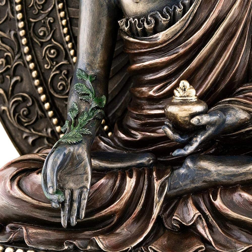 Lord Buddha Statue, Buddha with Medicine Pot, Gift, Home Decor, Tibetan God, 11 inches