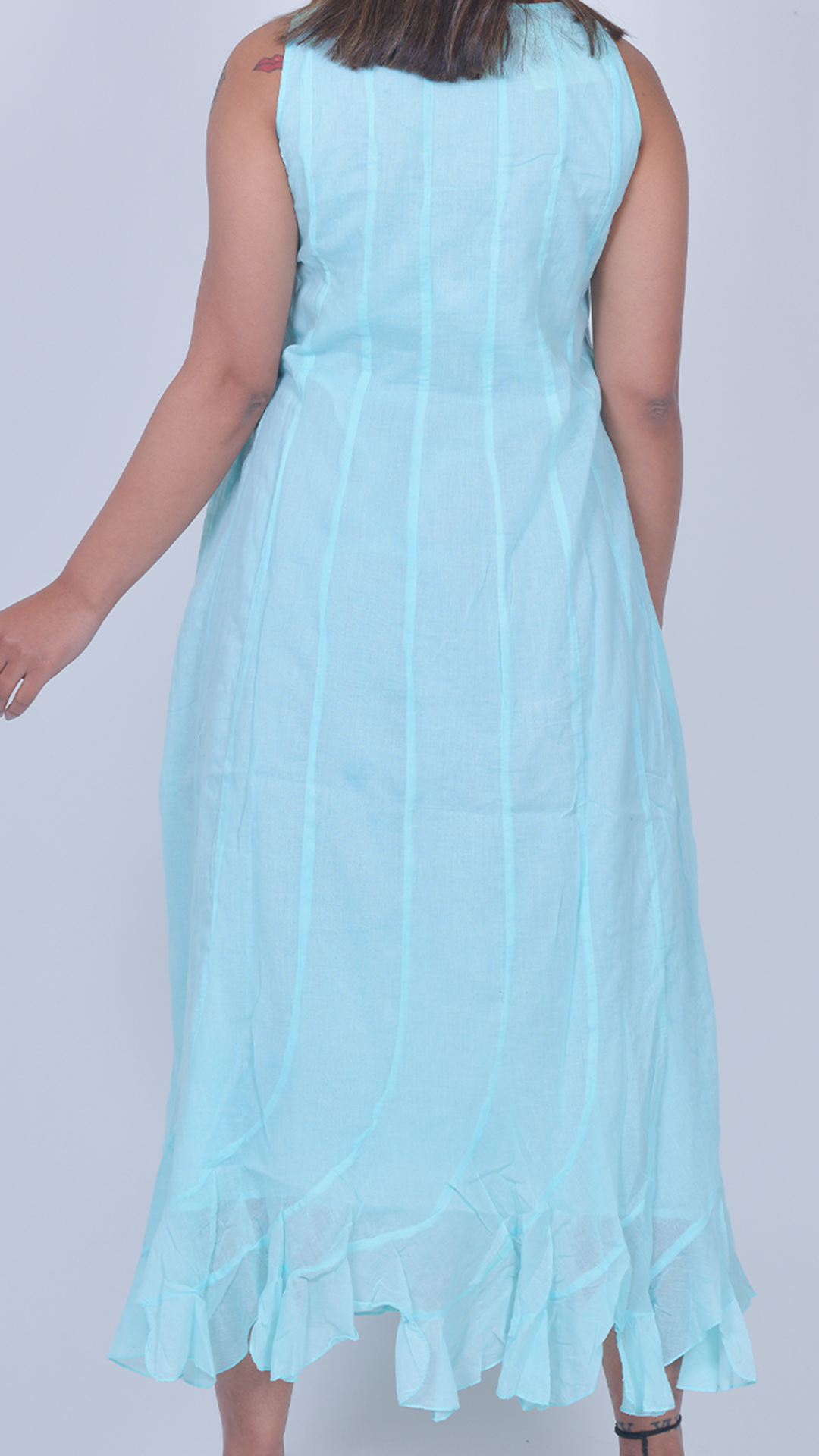 Multi Kali Long Aqua Dress