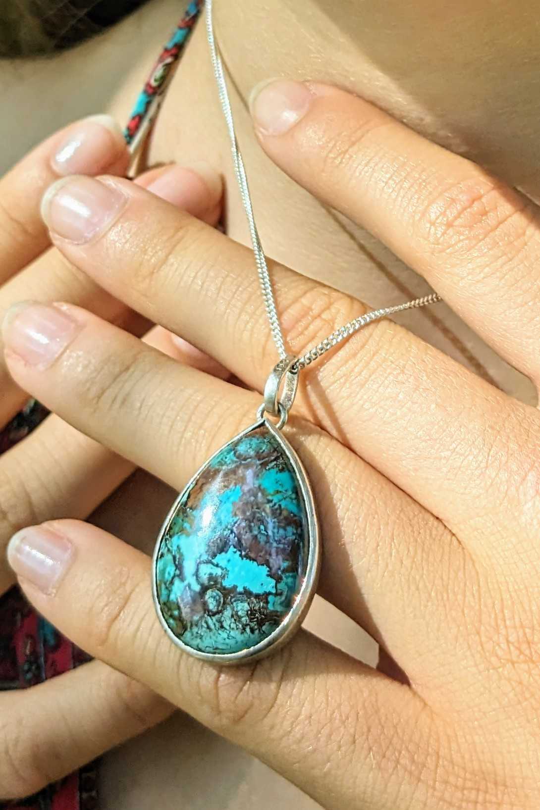 Luminous Spirit - Turquoise Pendant