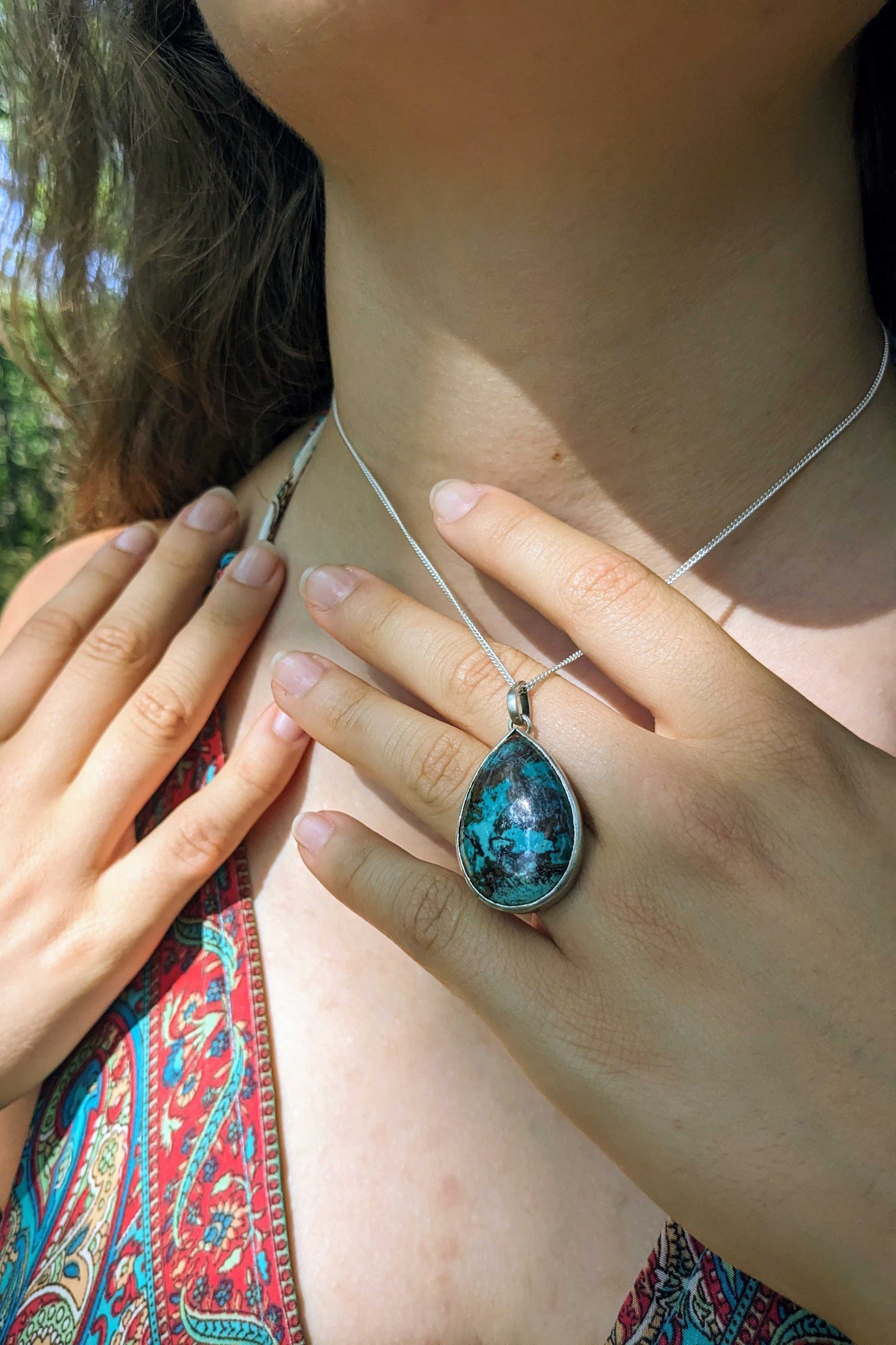 Luminous Spirit - Turquoise Pendant