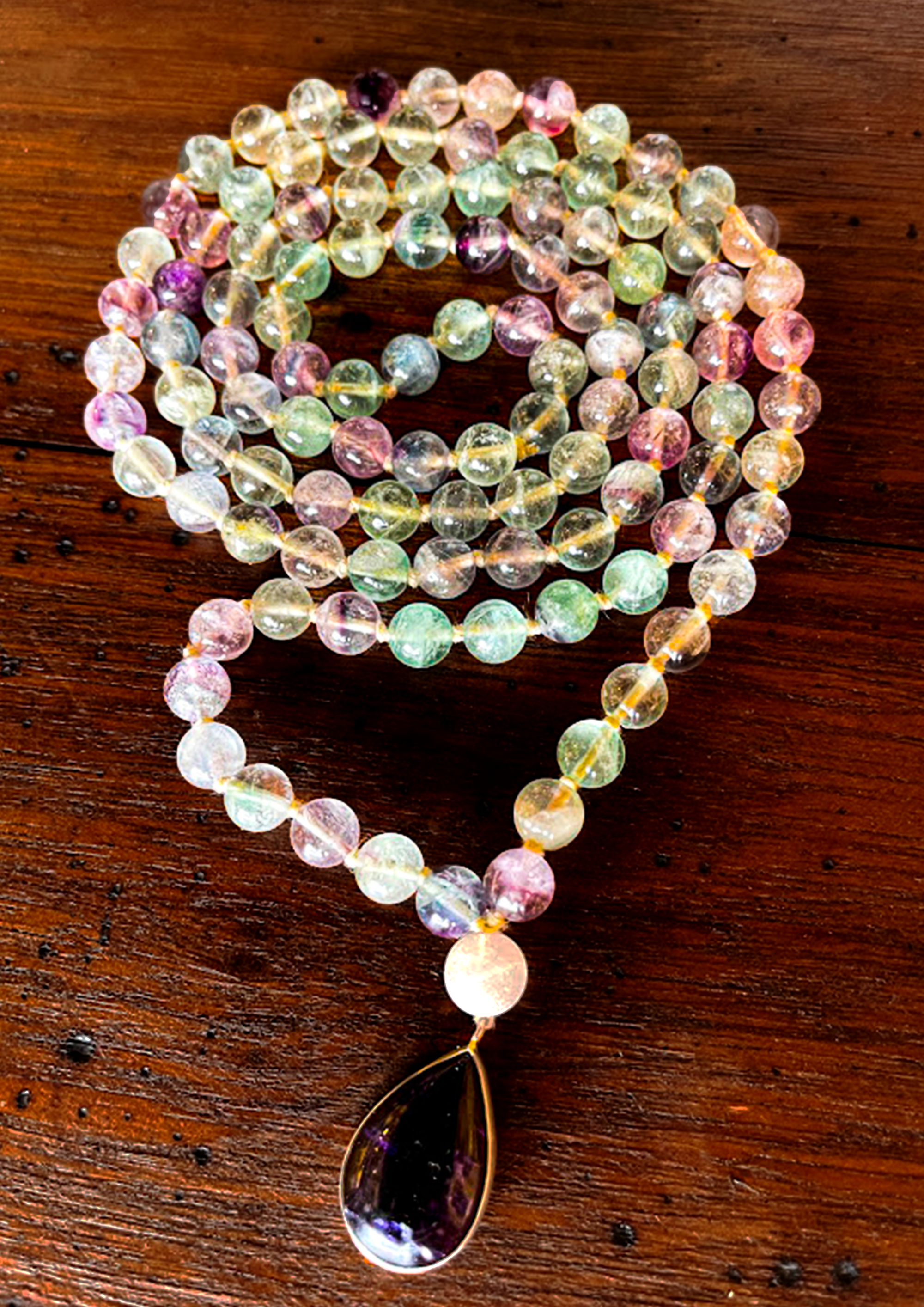Protection - Fluorite Aura Booster Mala