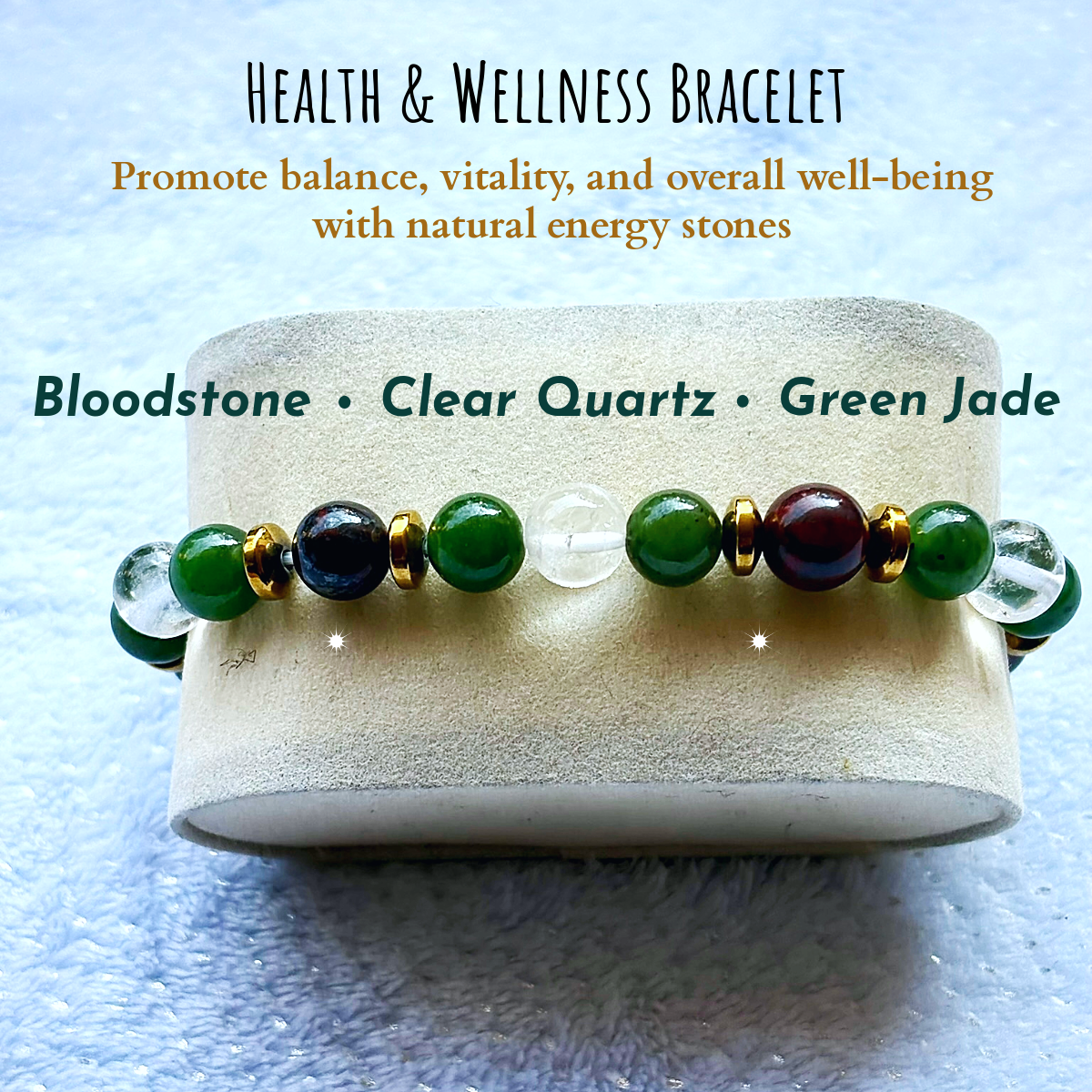 Health & Wellness Crystal Bracelet