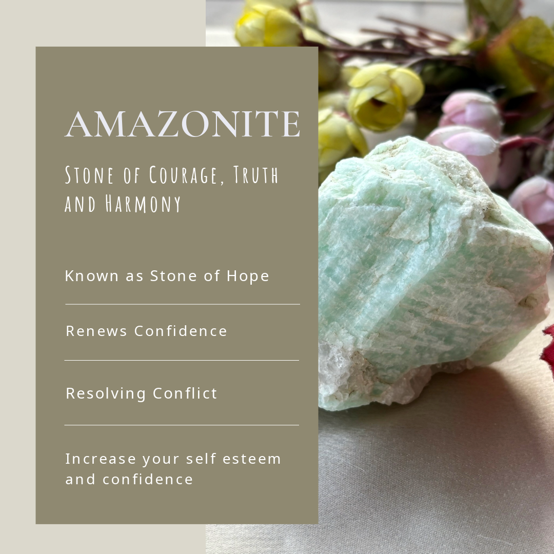 Serene - Raw Amazonite Cluster (Premium Quality)