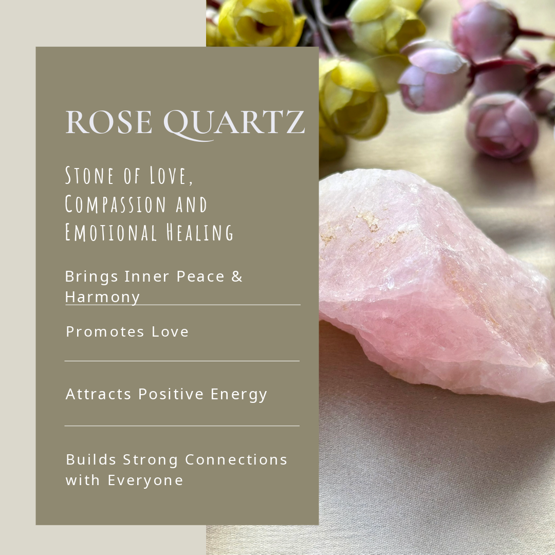 Tranquilove - Raw Rose Quartz Cluster (Premium Quality)