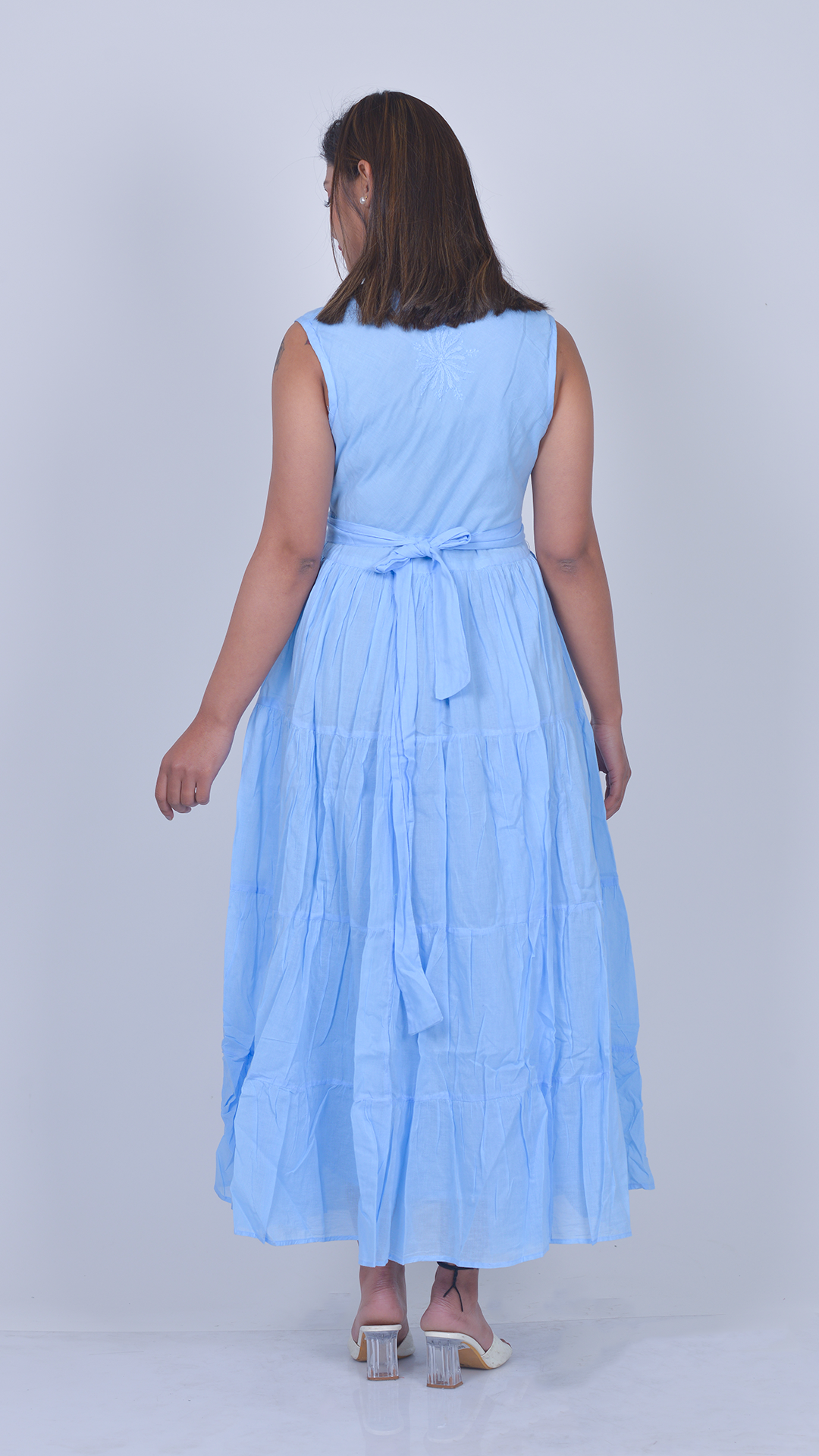 Wrap Sky Blue Dress