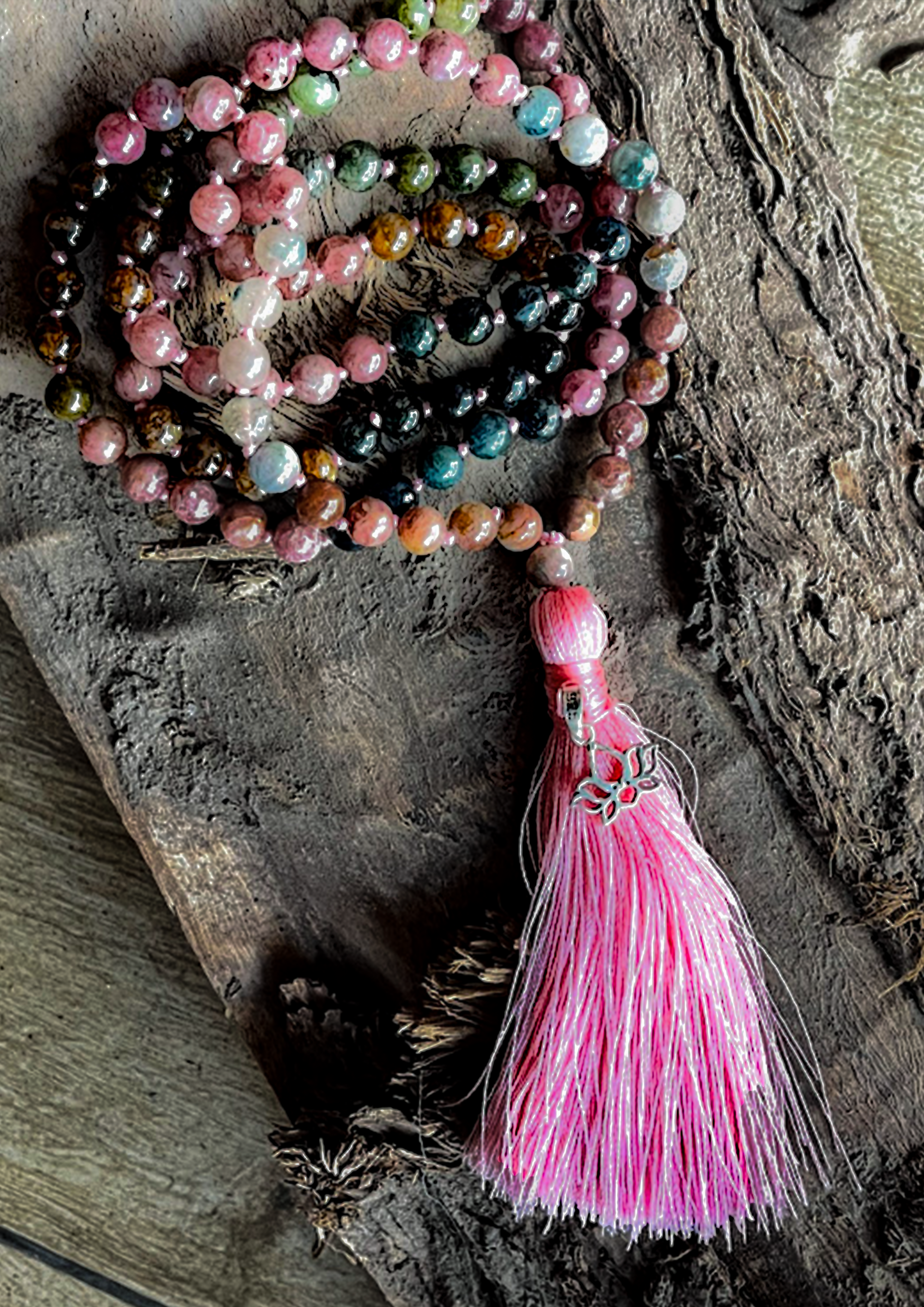Chance - Tourmaline Meditation Mala - Premium Quality