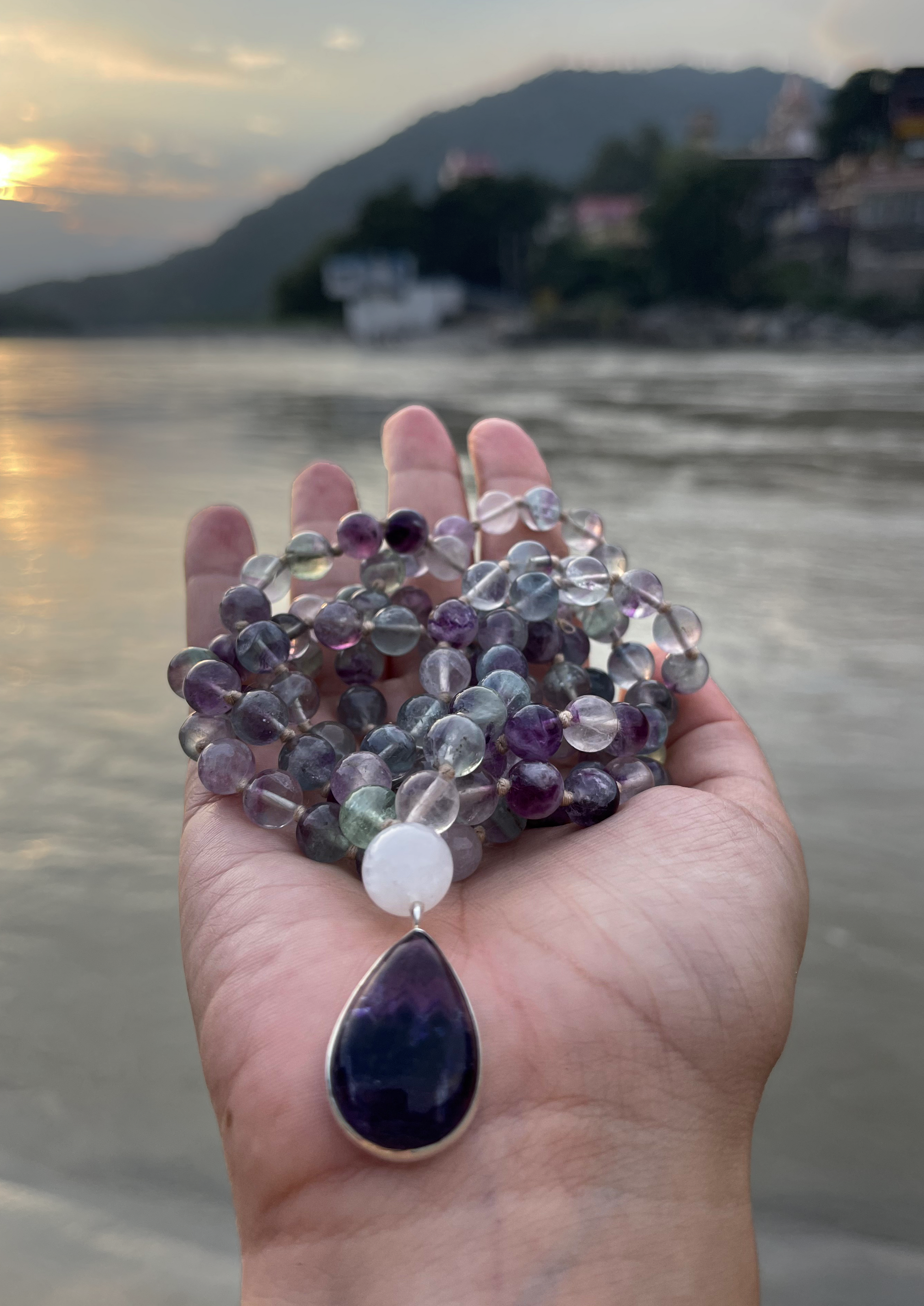 Protection - Fluorite Aura Booster Mala